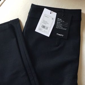 Theory Bimsa deep navy double stretch pants NWT